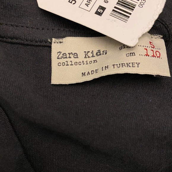 NWT Zara Kids Best At It Stud Skull Long Sleeve T - Picture 3 of 4